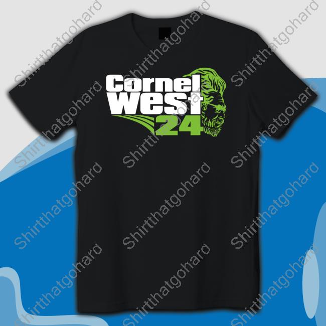 Cornel West 2024 Logo Black T Shirt