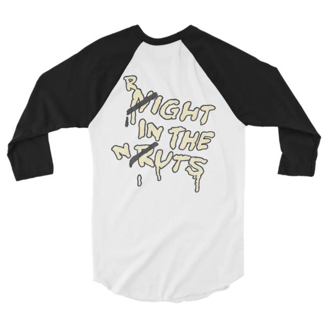 Official Aerosmith Right In The… Raglan Long Sleeve New Shirt