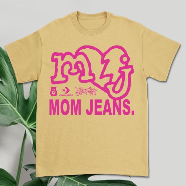 Official Mom Jeans Merch Store Yellow Logo Attractive Shirt Mom Jeans Apparel Shop