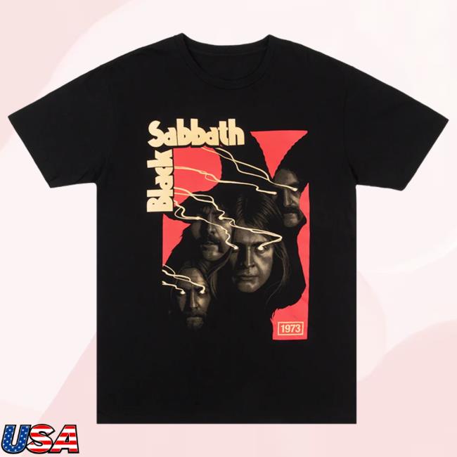Official Black Sabbath Merch Shop 1973 Illustration New Shirt