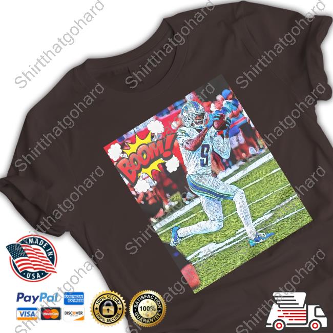 Official Detroit Apparel 313 Store Boom Jameson Williams 9 Sweatshirt
