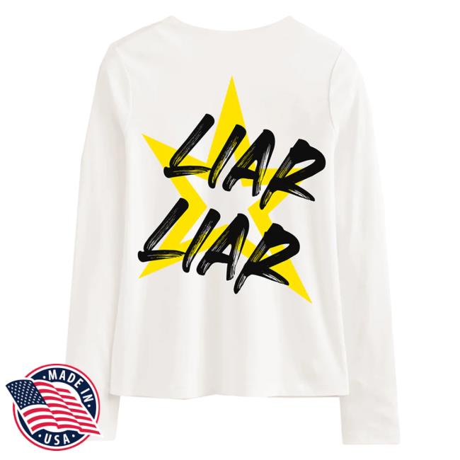 Official Republic Records Merch Store Liar Liar Off White Long Sleeve T Shirt Republic Records Apparel Clothing Shop RepublicRecords