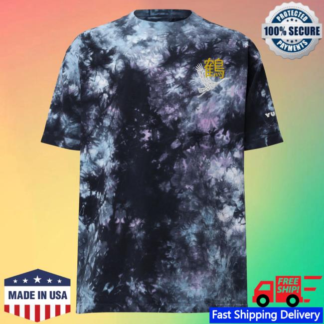 Yujin Clothing x Champion Tancho-Zuru Tie Dye T-Shirts Milky Way Tie-Dye