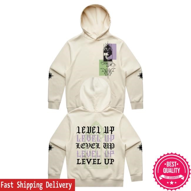 Official Level Up Merch Store Level Up - Solar Summer Midweight Crewneck Sweatshirt Levelupdub