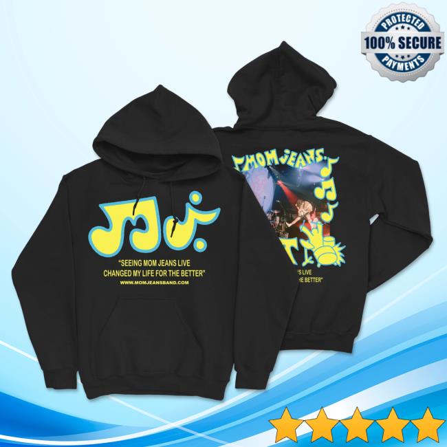 Official Mom Jeans Merch Store Black Note Hoody Mom Jeans Apparel Shop