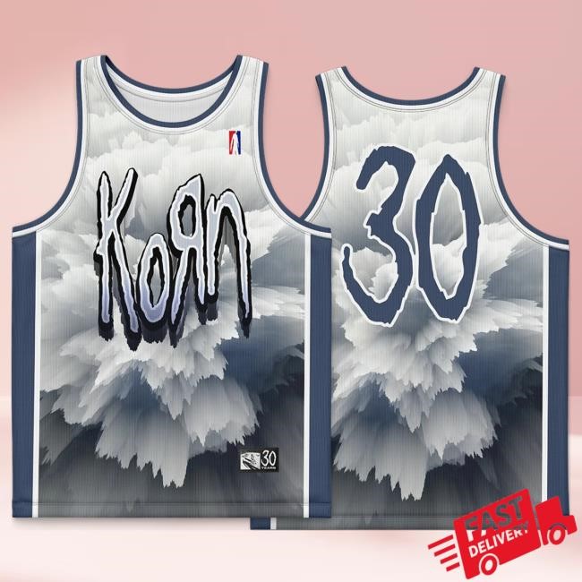 Official Korn Merch Store Korn 30 Clouds Basketball Jersey Tees Korn Clothing Shop Kornwebstore