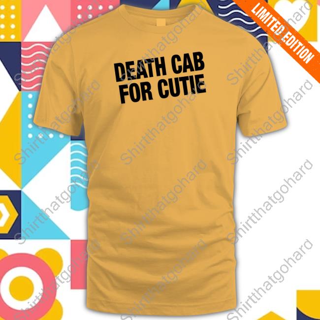 Official Death Cab For Cutie Merch Dcfc Slant Shirts