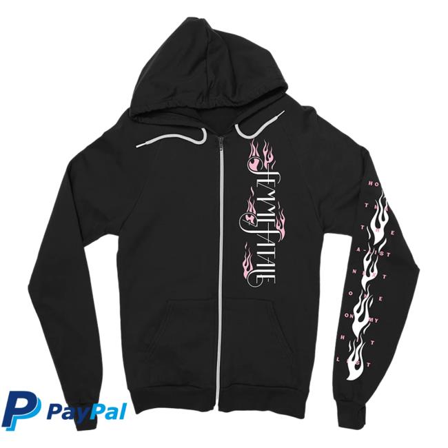 Official Femme Fatale Britney Spears Zip Up Hooded Sweatshirt