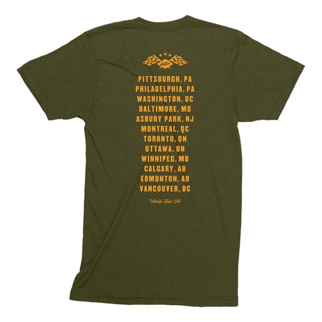 Springsteen & The E-Street Band Arch Flags 2024 World Tour New Shirt – Bruce Springsteen