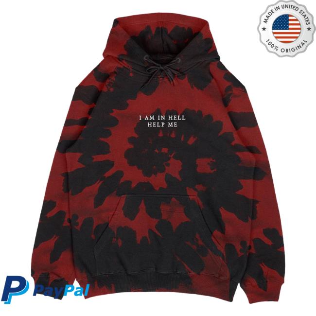 Official Outsider Apparel Merch I Am In Hell Help Me Tie Dye Tee Shirt