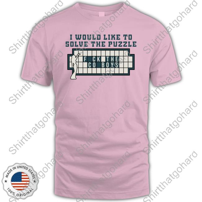 Solve The Puzzle Fuck The Cowboys T-Shirt