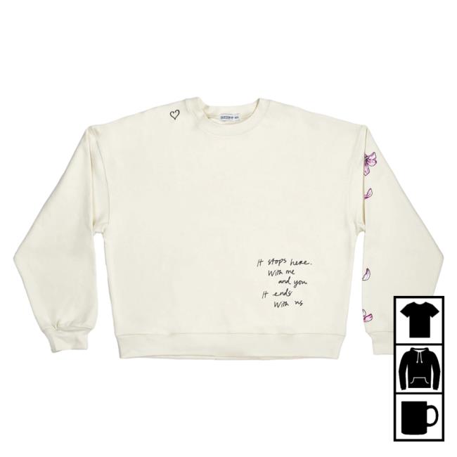 It Ends With Us Shirt, Tee, Hoodie, Sweatshirt, Long Sleeved T Shirt