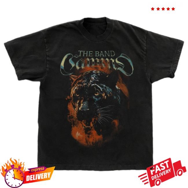 Official The Band Camino Merch Store Panther T-Shirt