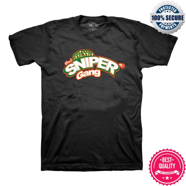 Official Sniper Gang Apparel Orange (Black) Sniper Crush T-Shirt