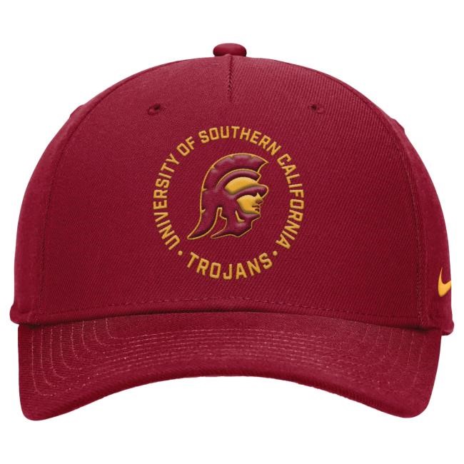 USC Trojans Nike Tommy Head U of So Cal Team Rise Primetime Structured Adjustable Snapback Cap USC Bookstores Officical