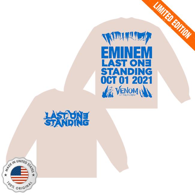 Official Eminem Store Merch Slim Shady Venom: Last One Standing LS Tee (Cream) SlimShady Clothing Shop