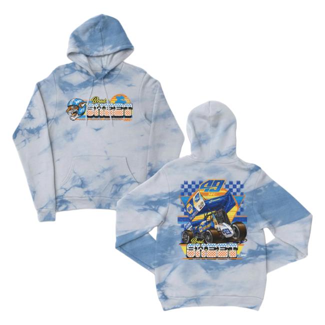 Brad Sweet Racing Store Brad Sweet Classic Cat Sweater Sky Cloud Crystal Tie Dye
