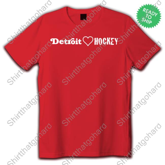 Barstool Sports Detroit Loves Hockey T-Shirt
