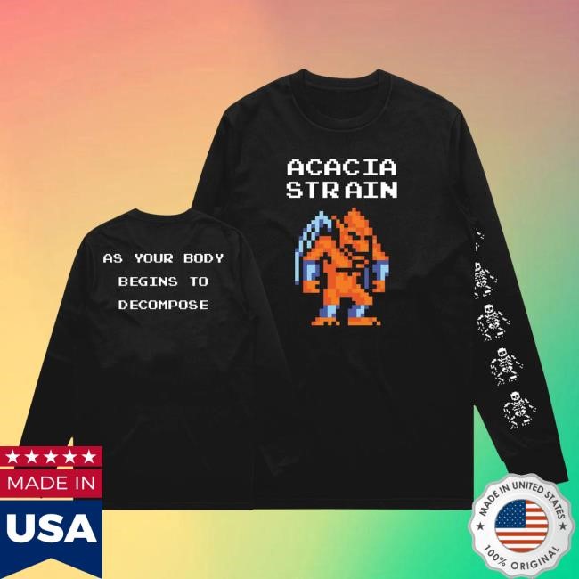 The Acacia Strain Decompose Shirt The Acacia Strain Merch