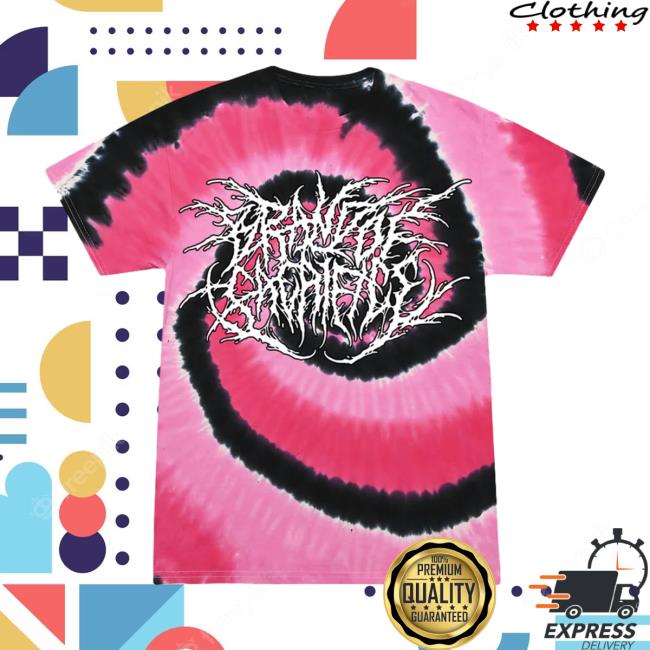 Official Brand Of Sacrifice Exodus Pink Swirl Tie Dye Shirts