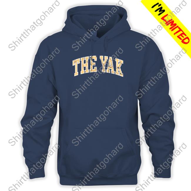 Official Barstool Sports Store The Yak Collegiate Crewneck Navy