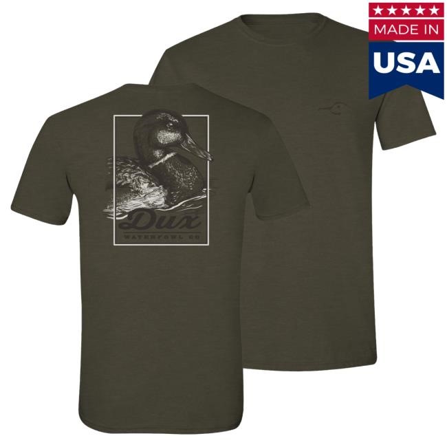 Official Dux Waterfowl Co DUX Floating Mallard T-Shirt Duxwaterfowl