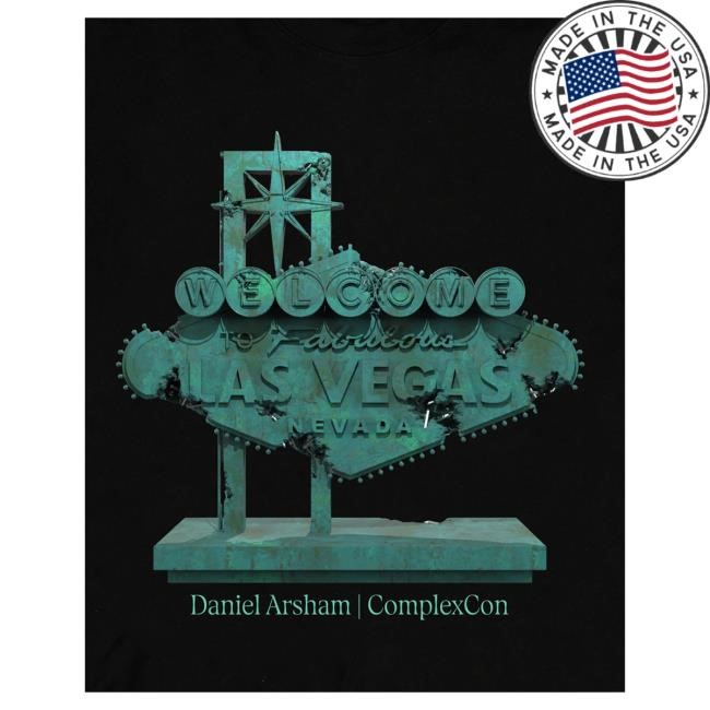 Official Complex Store Shop Merch Daniel Arsham + ComplexCon Welcome to Vegas Hot Shirt ComplexCon 2025 Official Complex Store Shop Merch Daniel Arsham + ComplexCon Welcome to Vegas Top Shirt ComplexCon 2025