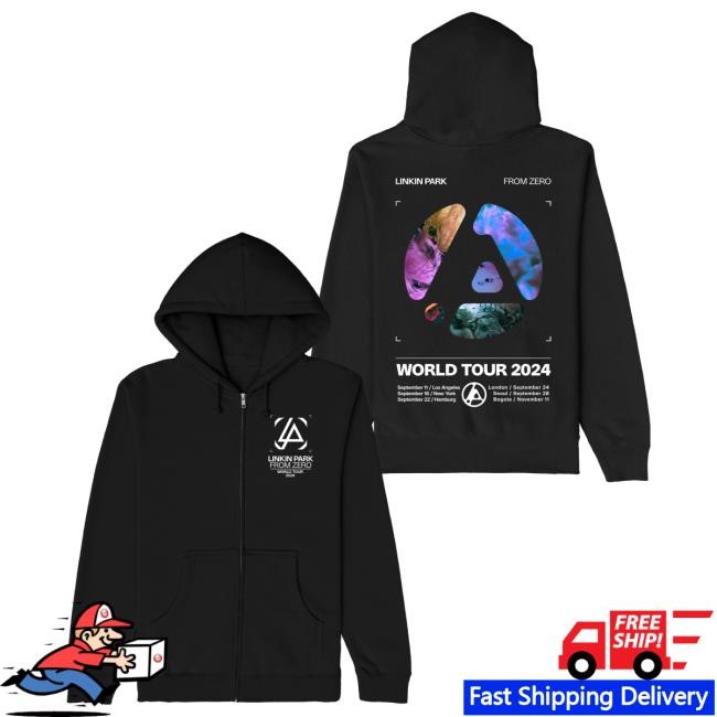 From Zero World Tour Zip Hood – Linkin Park Store
