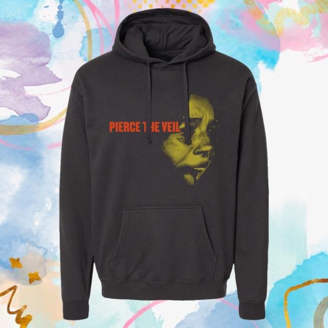 Official Ptv Merch Store Pierce The Veil Black Screamer Hooded Sweatshirt