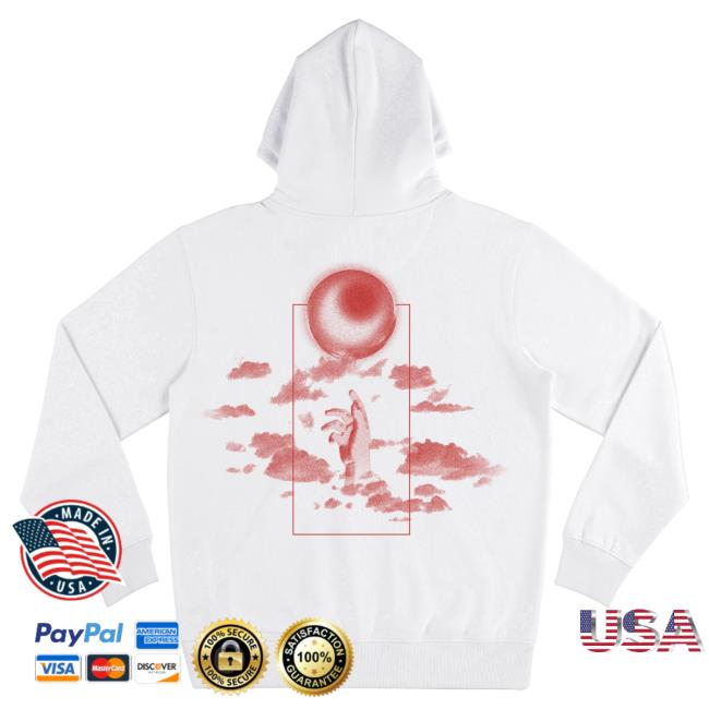 Official Louis Tomlinson Merch Store Louis Tomlinson Faith In The Future Logo Hand White Sweatshirts LouisTomlinson Apparel Clothing Shop