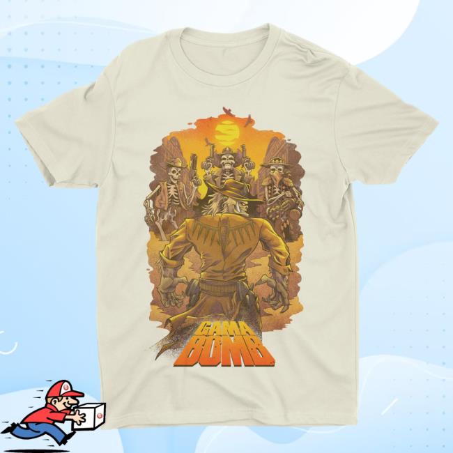 Official Night Shift Store Shop Gama Bomb - Snowy Cowboy T-Shirt Nightshift Merch