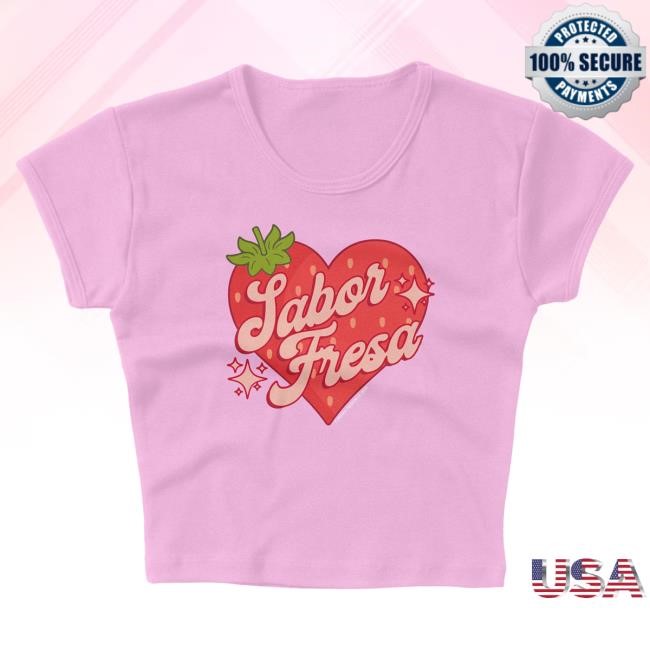 Fuerza Regida Sabor Fresa - Pink Baby T Shirt | Fuerza Regida Merch Store Official