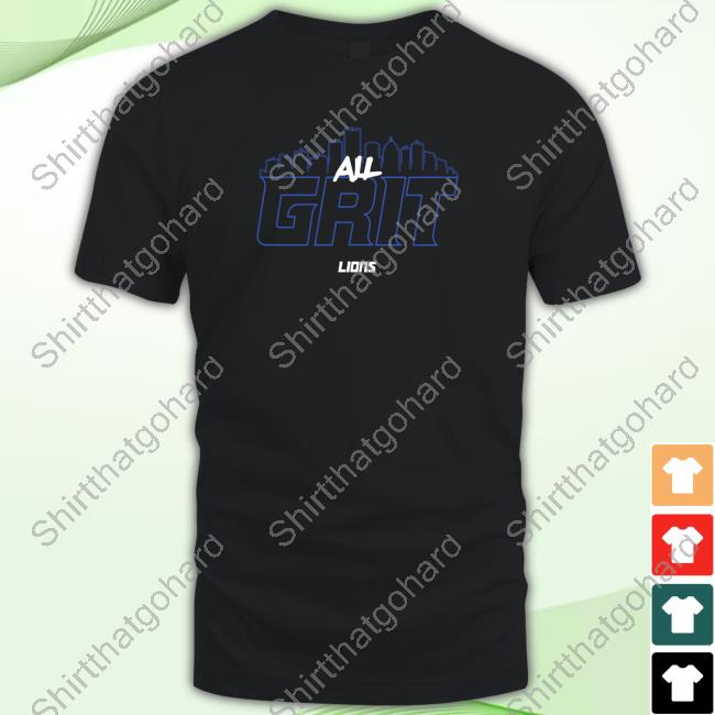 Official Dan Campbell Detroit All Grit Lions Tshirt