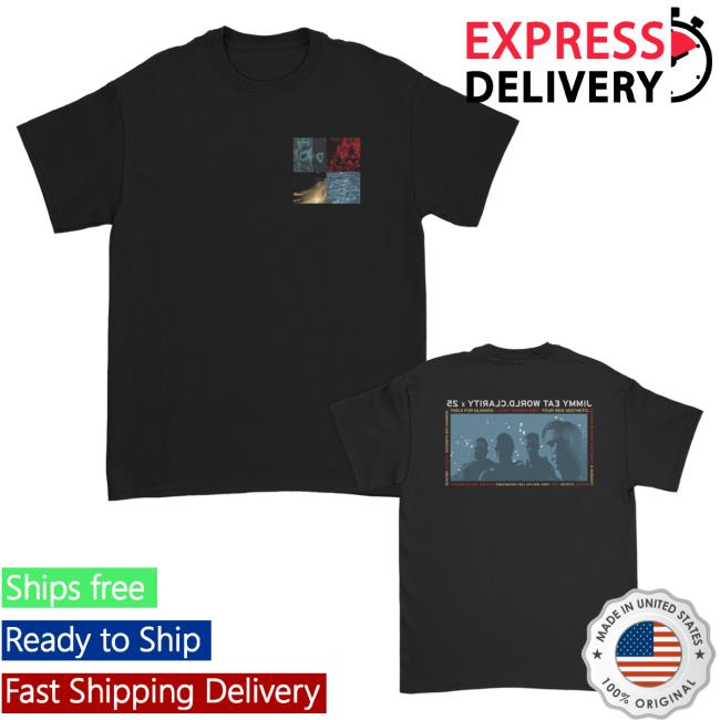 Official Jimmy Eat World Merch Clarity 25Th Anniversary (Black) Top Shirt