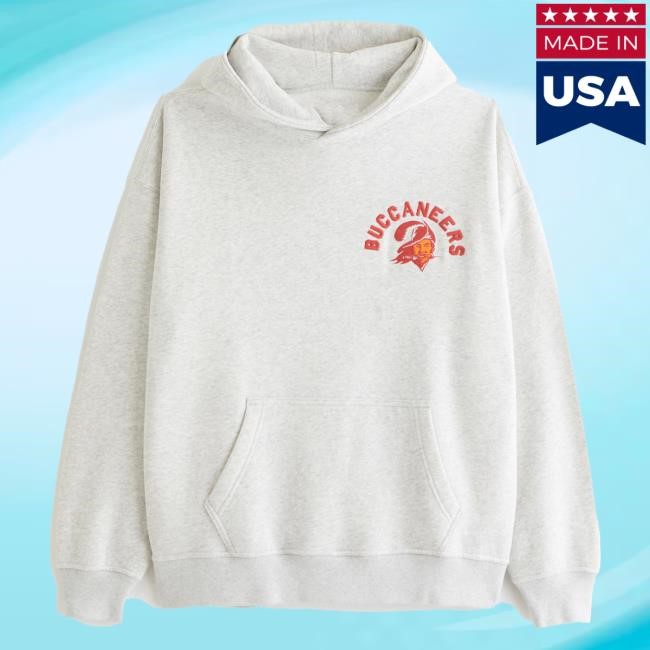 Official Abercrombie And Fitch Store Tampa Bay Buccaneers Graphic Popover Hoodie NFL by Abercrombie