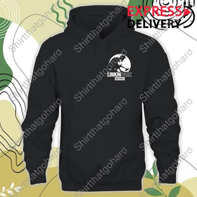 Linkin Park Meteora Stencil Black Thermal Sweatshirt