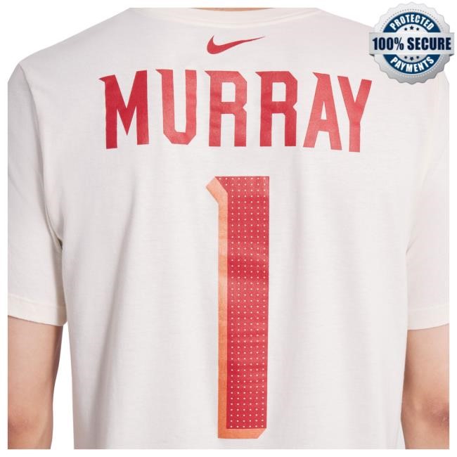 Official NFL Shop Men's Arizona Cardinals Kyler Murray Nike Natural 2025 Rivalries Collection Player Name & Number T Shirt ArizonaCardinals