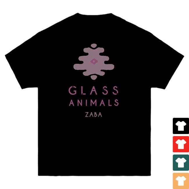 Official Glass Animals Merch Store Shop Glass Animals Black Zaba Logo Attractive Shirt GlassAnimals