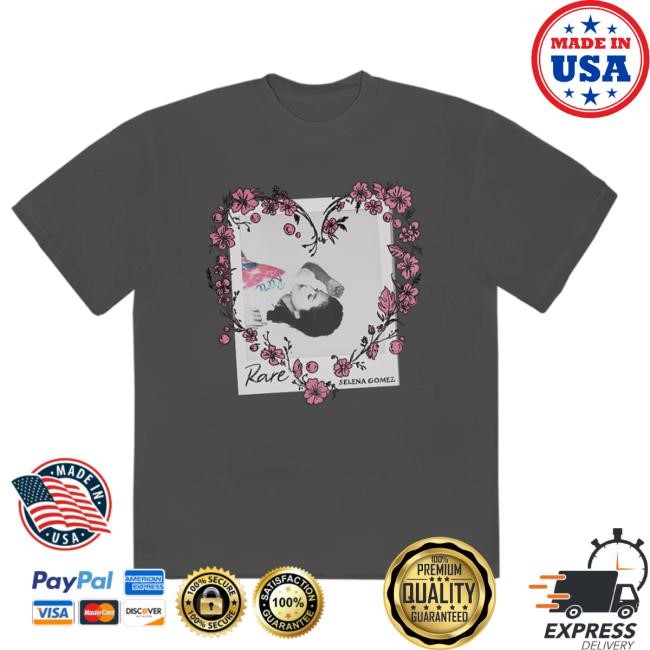 Official Complex Merch Store Shop Selena Gomez Floral Heart RARE Album Cover Long Sleeve T-Shirt SelenaGomez