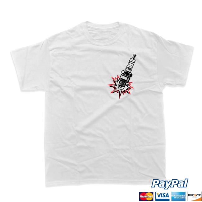 Sparks Official Merchandise Store 45Th Anniversary Edition - Sparks Plug Shirts (White)