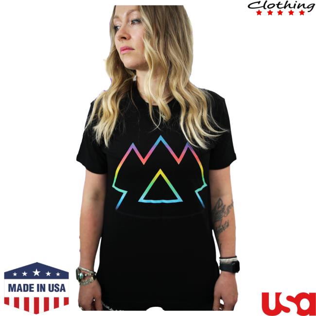 Official Wakaan Merch Store 'I Am Wakaan' Rainbow Gradient Popover Shirt