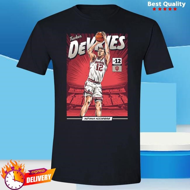 Official #12 DeVries Indiana Hoosiers NCAA Basketball Shirt