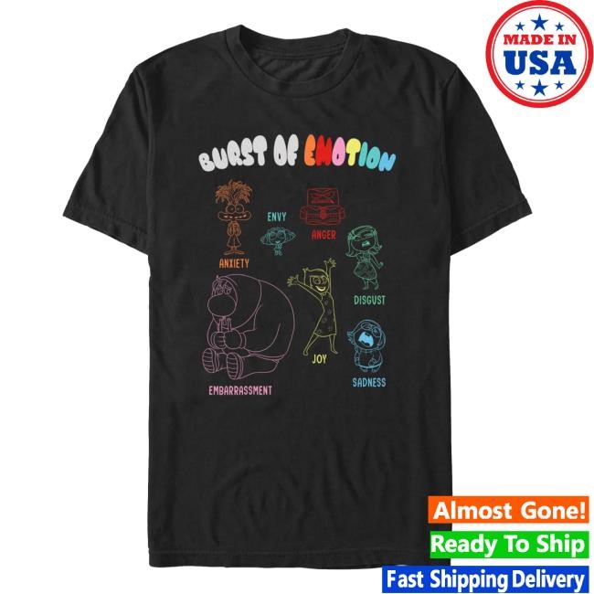 Official Inside Out 2: Burst Of Emotion T-Shirt
