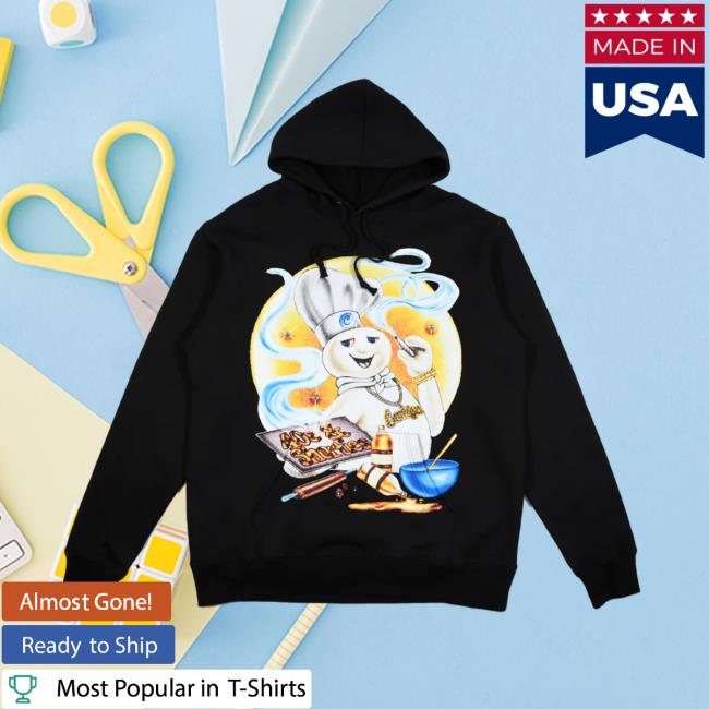 Official Cookies Merch Cookies X 40S & Shorties Bakers Man Pullover Hoodies