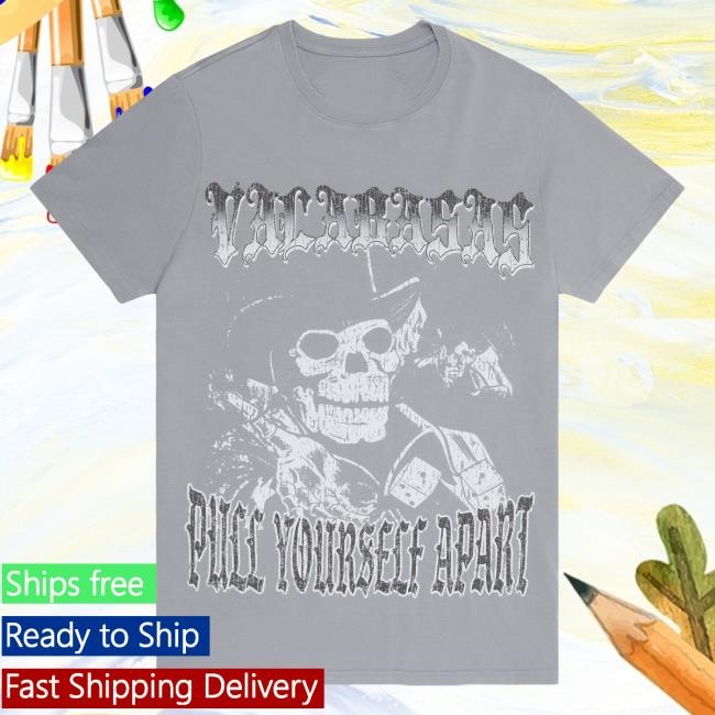 Valabasas Shop Merch "Craps" Vintage Grey Shirt 2024