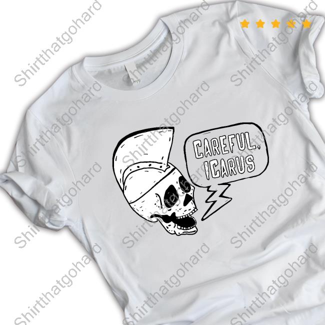 Josh Robert Thompson Careful Icarus Skull Hoodie