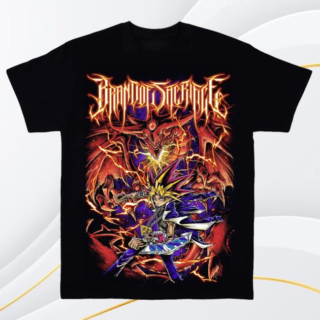 Official Brand Of Sacrifice Merch Slifer Black Tshirt
