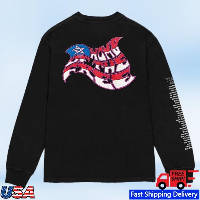 Official The Black Crowes Amorica Or Bust 2024 Long Sleeve Tee Shirt TheBlackCrowes